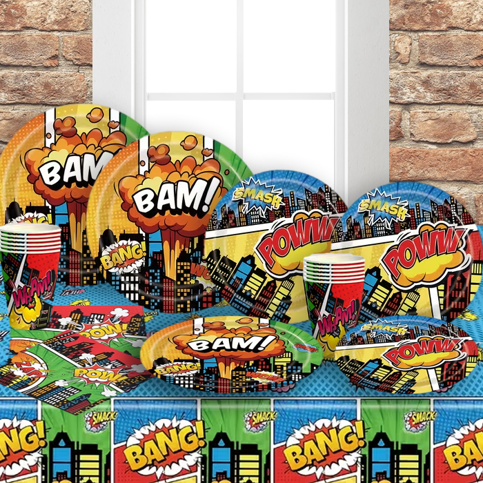 *Superhero SUPERSAVER Party Pack for 10